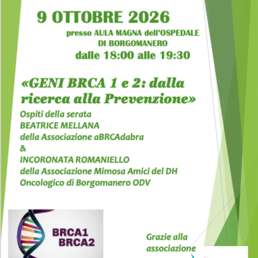 Mimosa e aBRCAdabra insieme per informare